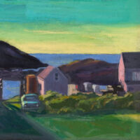 Blue Truck at Ferry Dock (study)