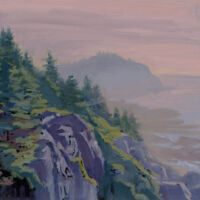 Morning Mists Over Whitehead (study)
