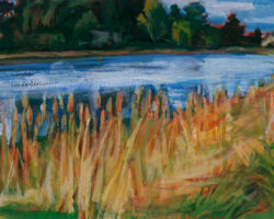 Spring Grasses Along the River